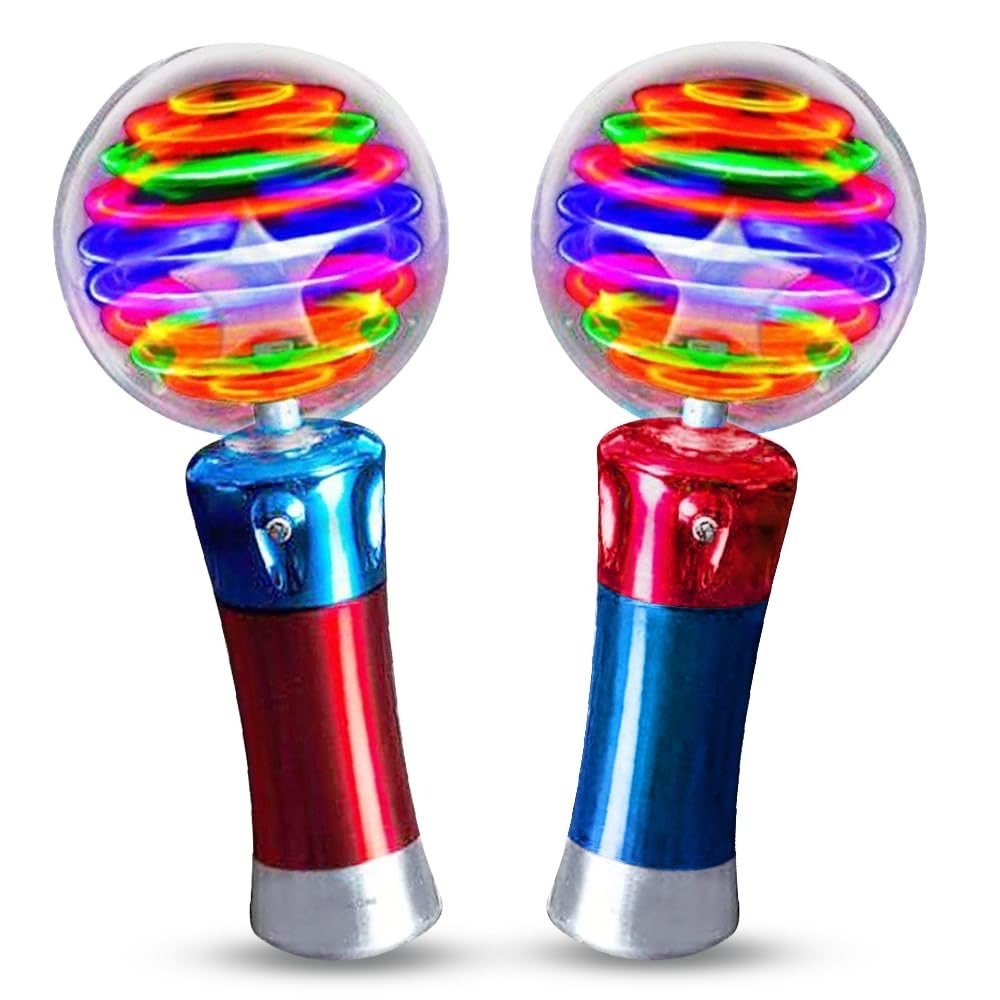 NIB ArtCreativity Light Up Magic Ball LED Wands Set of 2 Flashing Toy Kids